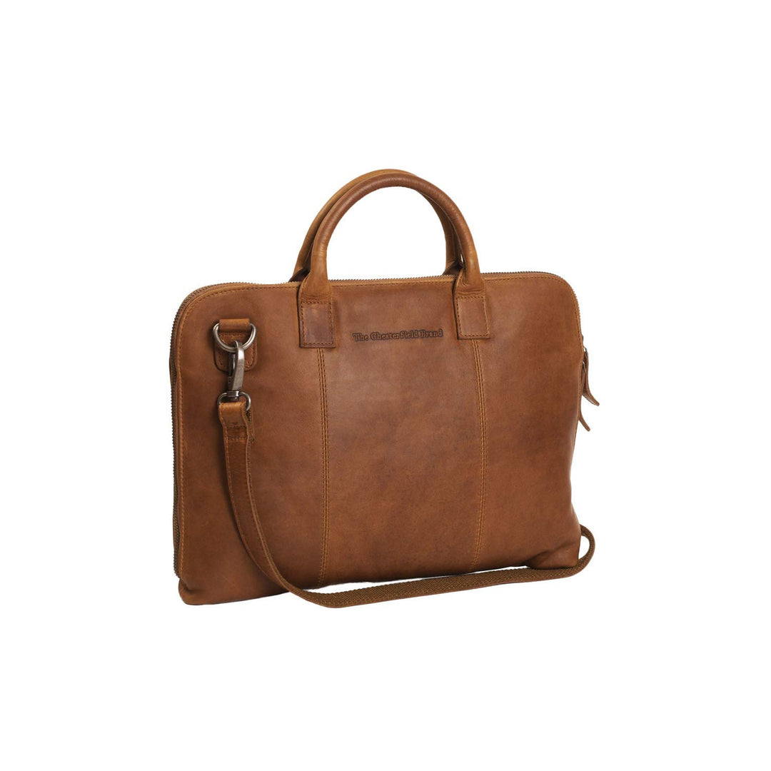 The Chesterfield Brand Harvey - Laptoptasche 14" Leder 37 cm Cognac, Cognac