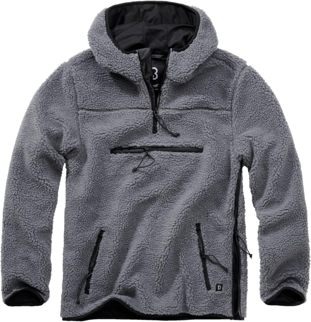 Brandit Teddyfleece Worker Pullover 7XL Anthrazit, 7XL Anthrazit