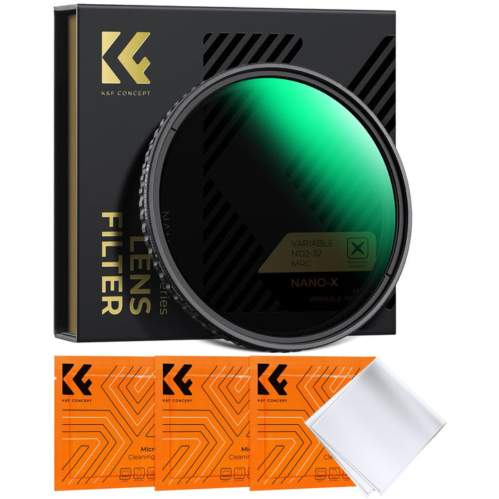 K&F Concept Nano-X Serie ND Filter 43mm Variabler Graufilter ND2-32(1-5 Blendenstufen) 43 mm, 43 mm