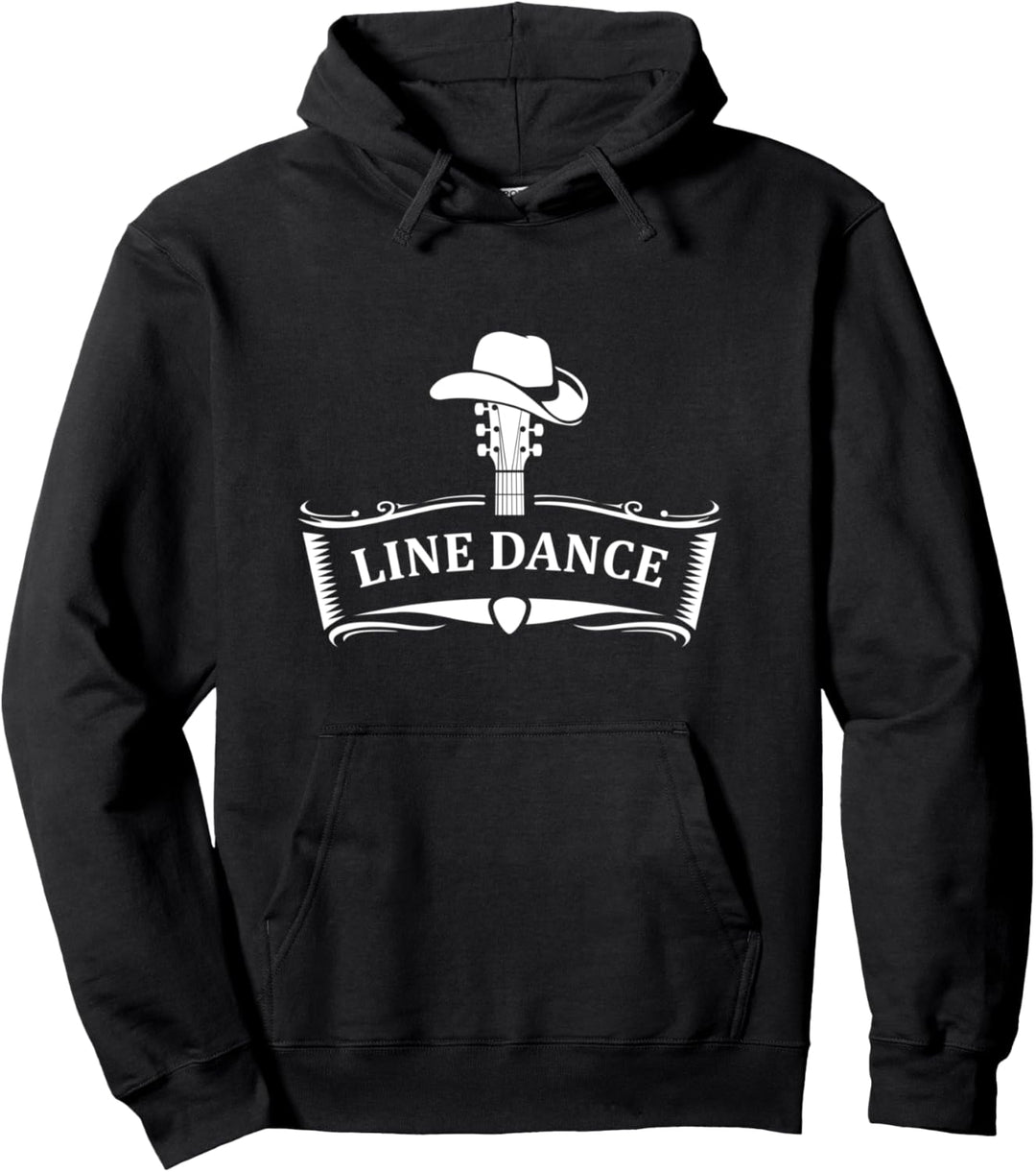 Linedance Guitarre Tanzen Western Musik Tänzer Geschenk Pullover Hoodie