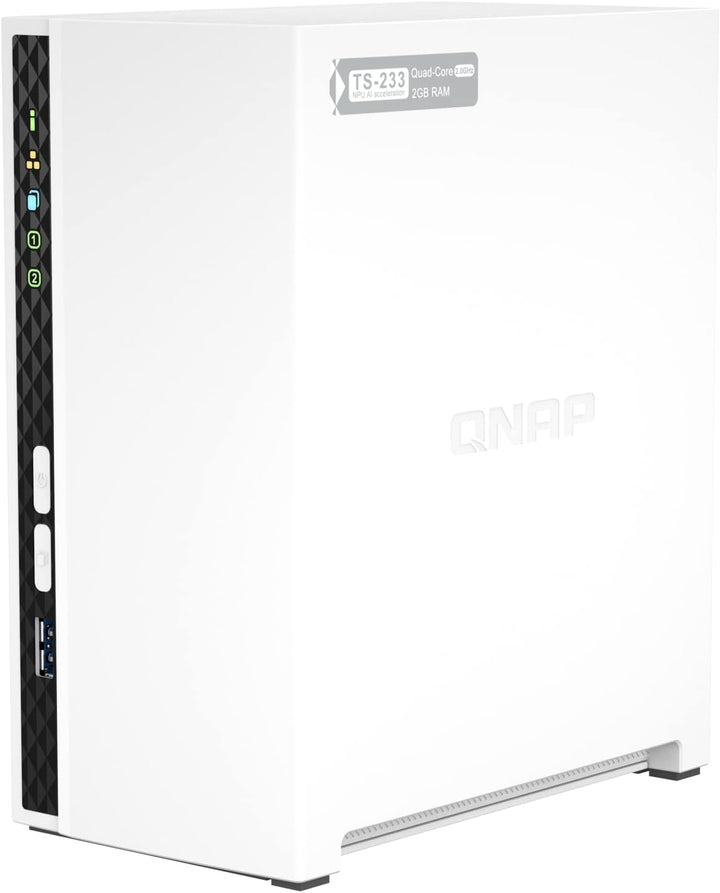 Qnap TS-233 2-Bay 24TB Bundle mit 2X 12TB WD Red Plus 24TB WD Red Plus TS-233, 24TB WD Red Plus TS-2