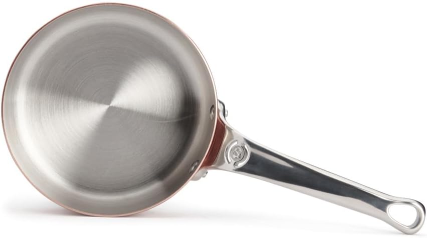 DeBuyer 6430.16 Sauteuse, Kupfer, silber, 35 x 17.5x 10,9 cm Silber 35 x 17.5 x 10.9