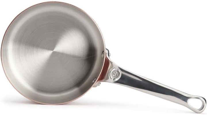 DeBuyer 6430.16 Sauteuse, Kupfer, silber, 35 x 17.5x 10,9 cm Silber 35 x 17.5 x 10.9