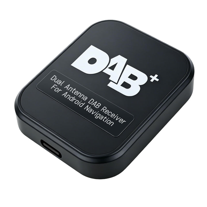 DAB+ Autoadapter mit Antenne für Autoradios mit Android 5.1+, Digitalradio-Antennen-Tuner mit FM-Übe