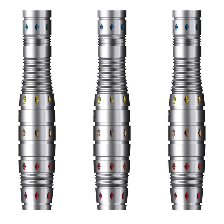 CyeeLife 15/16/18/20g Tungsten Soft Dart Barrels 90%,Schwarz/Silber/Blau/Gold,8-Stile ZG12-16g, ZG12