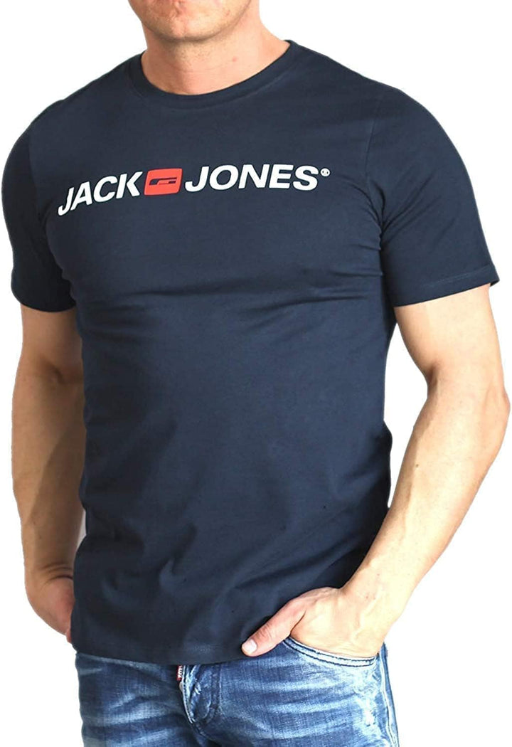 JACK & JONES Herren 3er-Set T-Shirts aus Baumwolle S Slim-fit Mix-53, S Slim-fit Mix-53