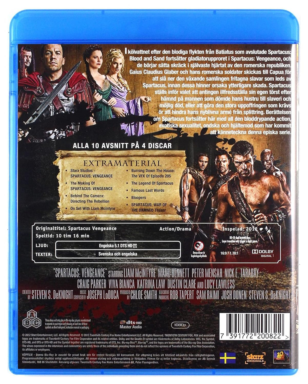 Spartacus: War of the Damned [Blu-Ray] [Region B] (Deutsche Untertitel), Blu-ray