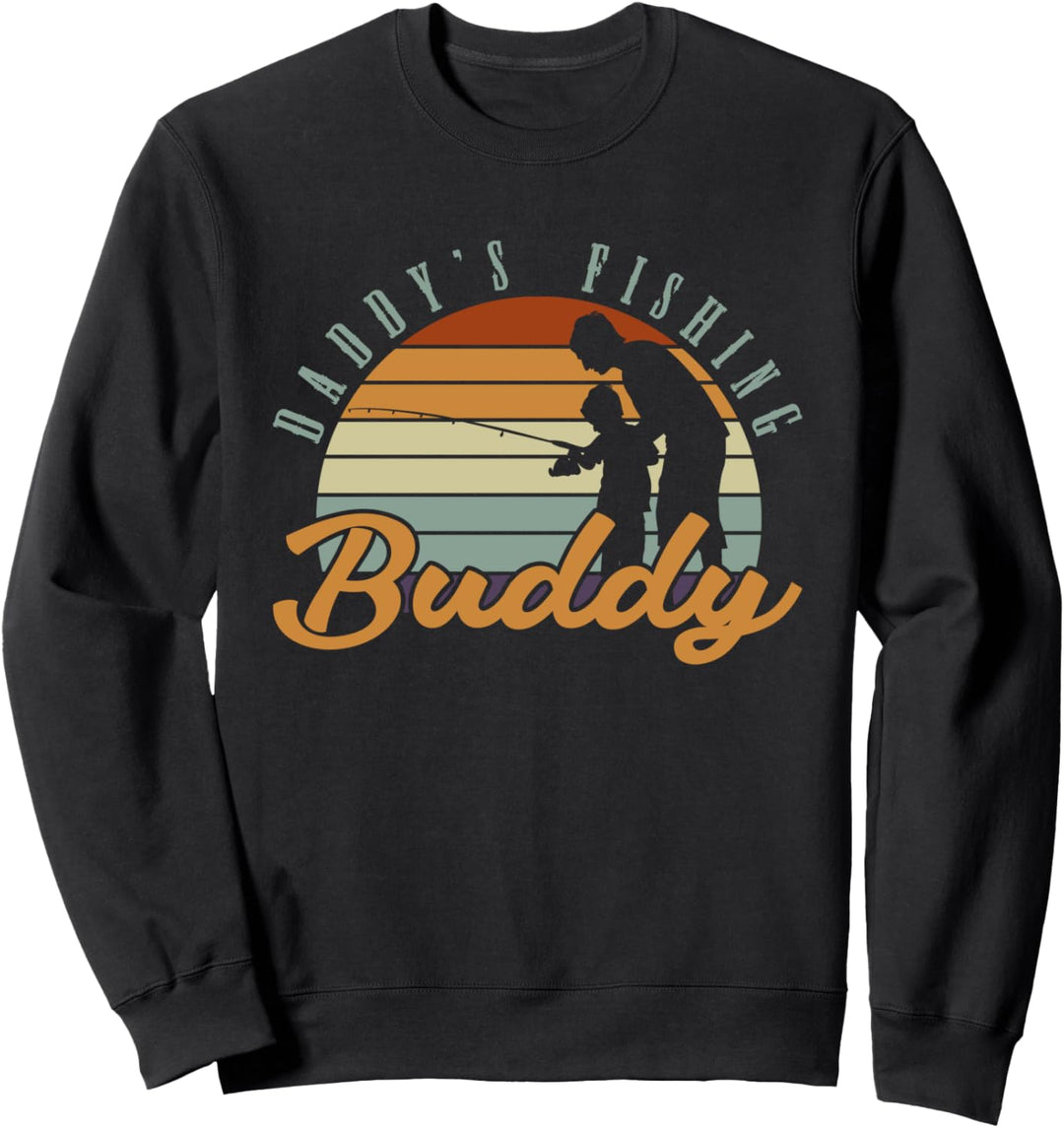 Hobby Angler Papa Sohn Vatertag Angel Hobby Angeln Sweatshirt