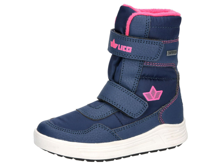 Lico Unisex Kinder Namsos V Schneestiefel 33 EU Marine Pink, 33 EU Marine Pink