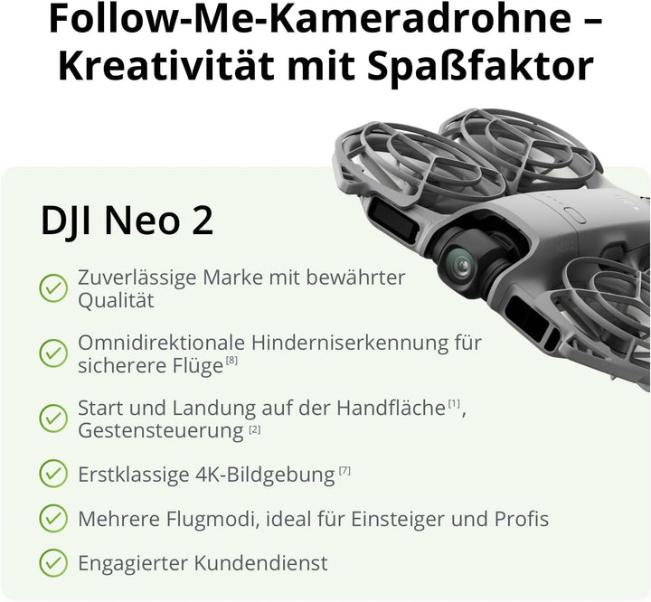 DJI Neo 2 Motion Fly More Combo, 4K Drohne Bundle mit Zubehör mit RC Motion 3 und Goggles N3, Start