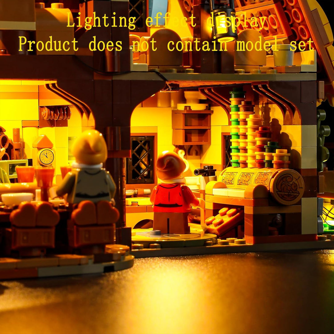 GEAMENT LED Licht-Set Kompatibel mit Lego 43242 Die Hütte von Schneewittchen und den Sieben Zwergen