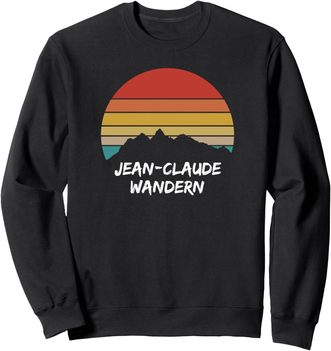 Jean-claude Wandern - Ich liebe die Berge - Bergluft - natur Sweatshirt