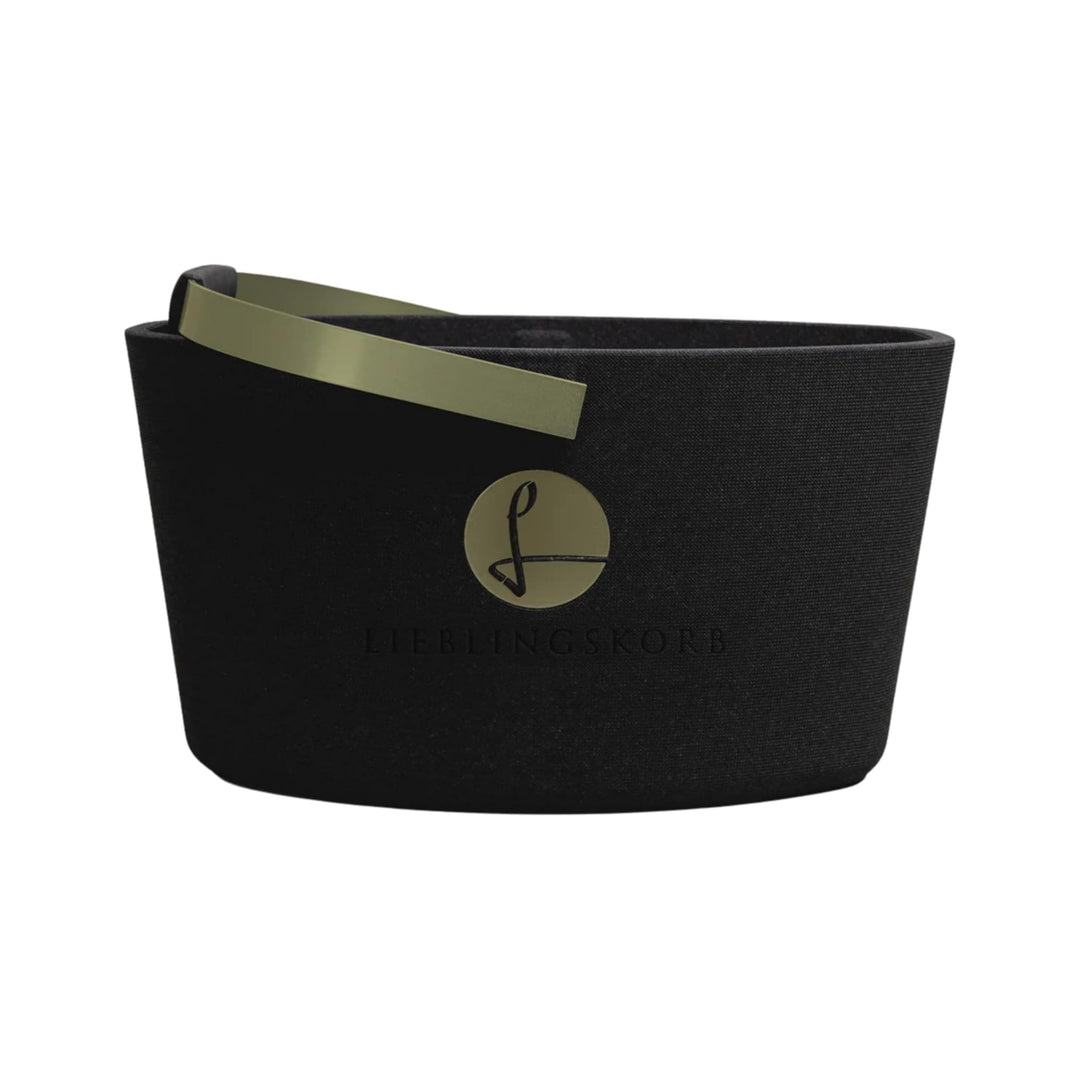 Lieblingskorb Plus deep black (oliv) Einkaufskorb und Thermobox in einem, inklusive Deckel, isoliert
