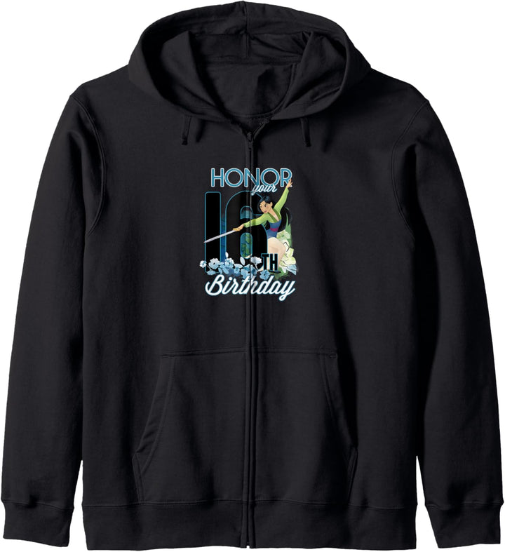 Disney Mulan Portrait Honor Your 16th Birthday Kapuzenjacke