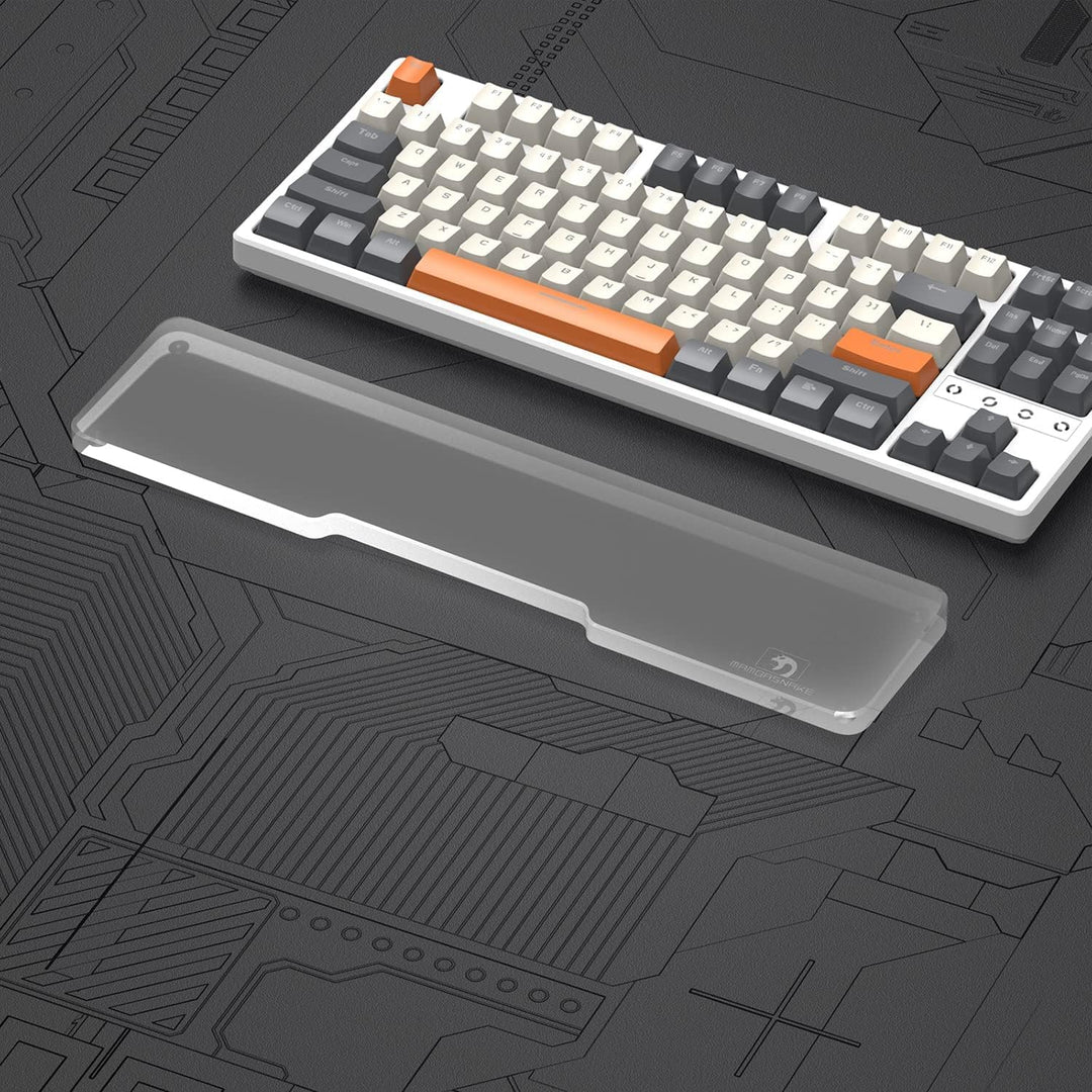 MAMBASNAKE Handgelenkauflage für Tastatur, Ergonomisches Tastaturpad aus Acryl für TKL 80% Tastatur