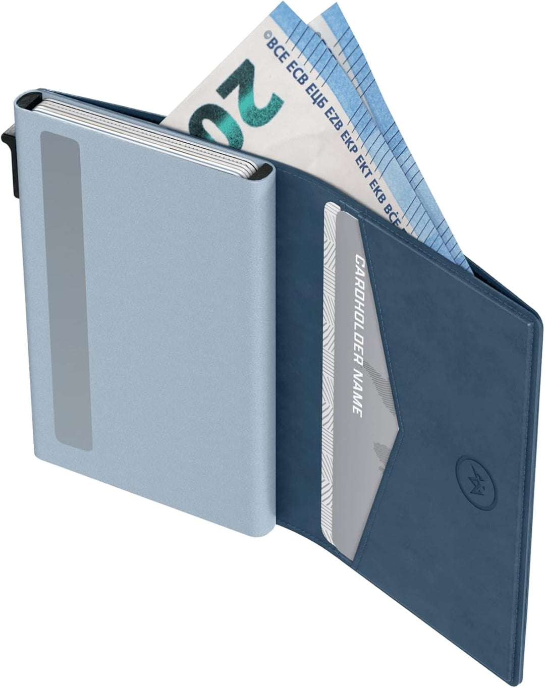 Kartenetui Slim – 8 Karten und geldscheine - RFID Schutz - Magnetischer Verschluss - Portemonnaie -