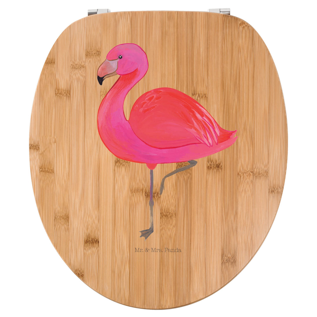 Mr. &amp; Mrs. Panda Motiv WC Sitz Flamingo classic - Geschenk, Stolz, einzigartig, WC-Sitz, Klobrille,