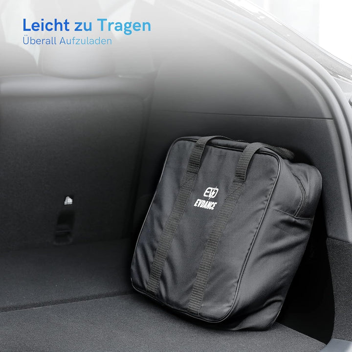 EVDANCE Typ 2 Ladekabel 22KW 6m 32A 3 Phasig, Ladekabel Typ 2 mit Tasche für E Auto EV/PHEV, Typ 2 a