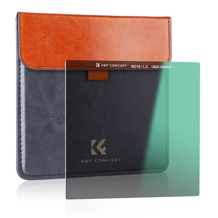K&amp;F Concept Nano-X Rechteckfilter ND16(4 Stop) 100x100mm Square Filter Graufilter aus Optisches Glas