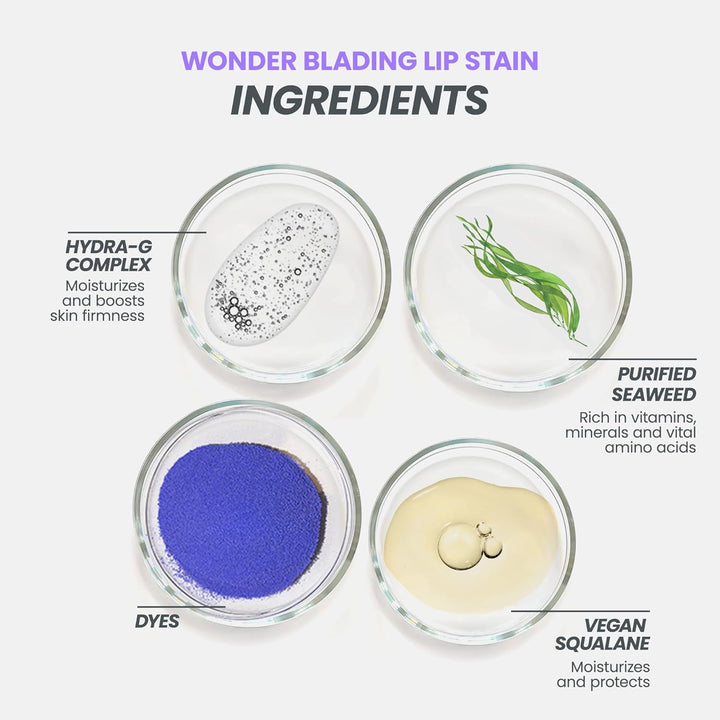 Wonderskin Wonder Blading Lip Stain Peel Off Masque – Langlebige, Wasserfeste Und Übertragungssicher