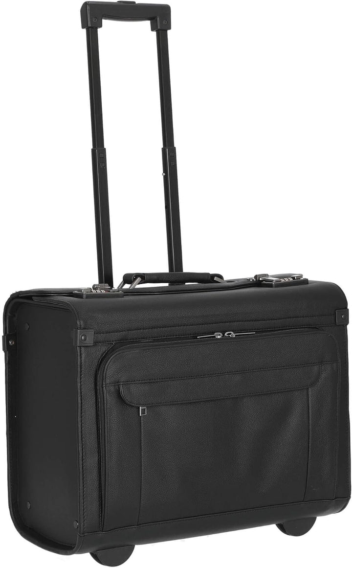 D&N Business Line Pilotenkoffer, 46 cm, 37L, Schwarz