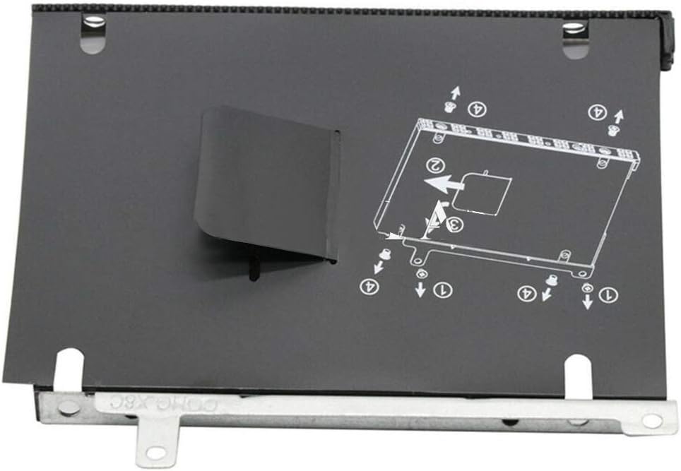Gintai HDD Festplattenhalterung Caddy Frame mit Schrauben Ersatz für HP ProBook 450 455 470 475 G5