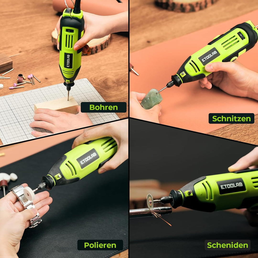 Multifunktionswerkzeug 200W, ETOOLAB [Professional] Rotationswerkzeug, Echte 10000-35000 U/min, Dreh