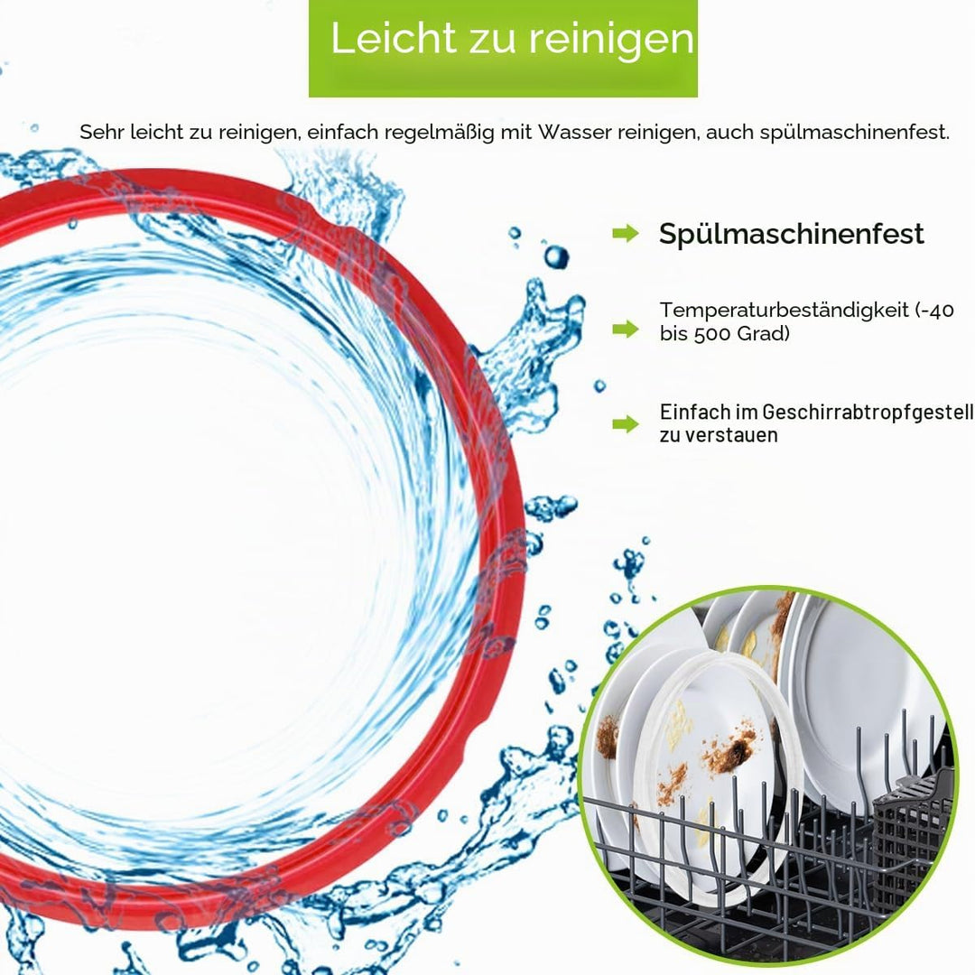 Silikon Dichtung für Instant Pot 8 Quart (QT), Ersatzteile Ersatzdichtung für Instant Pot 8 Quart (Q