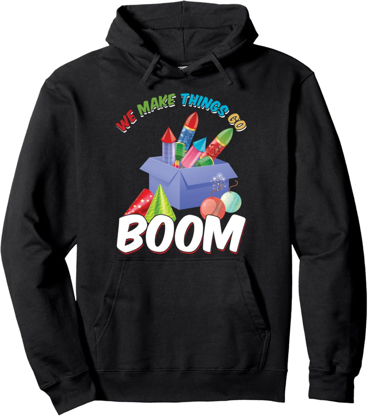 Pyrotechnik Feuerwerk Pyromane Knaller Pyro Rakete Explosion Pullover Hoodie