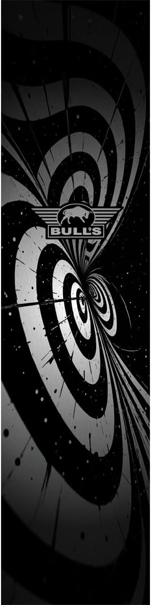 Bulls Illusion Carpet Dartmat Black/White| 241x55 cm