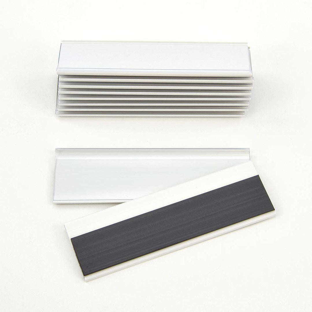 Magnetische Etikettenhalter für Einstecketiketten 200 mm Breit/Tickethalter/Etiketten Halter (75 mm