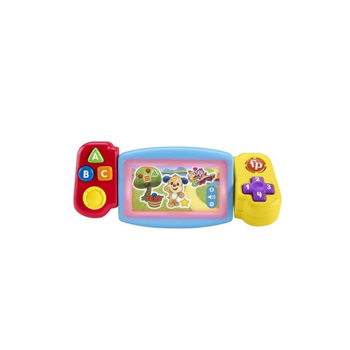 Fisher-Price Lernspass Spielkonsole - Kinderspielzeug mit Lichtern, Geräuschen und Lernliedern, Spie