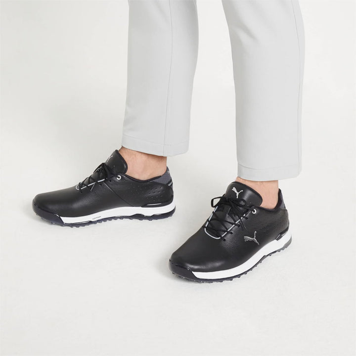 Puma Herren Proadapt Alphacat LeatherGolfschuh 41 EU Puma Black Puma Silver, 41 EU Puma Black Puma S