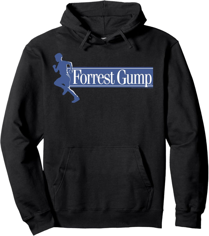 Forrest Gump Running Silhouette Title Pullover Hoodie
