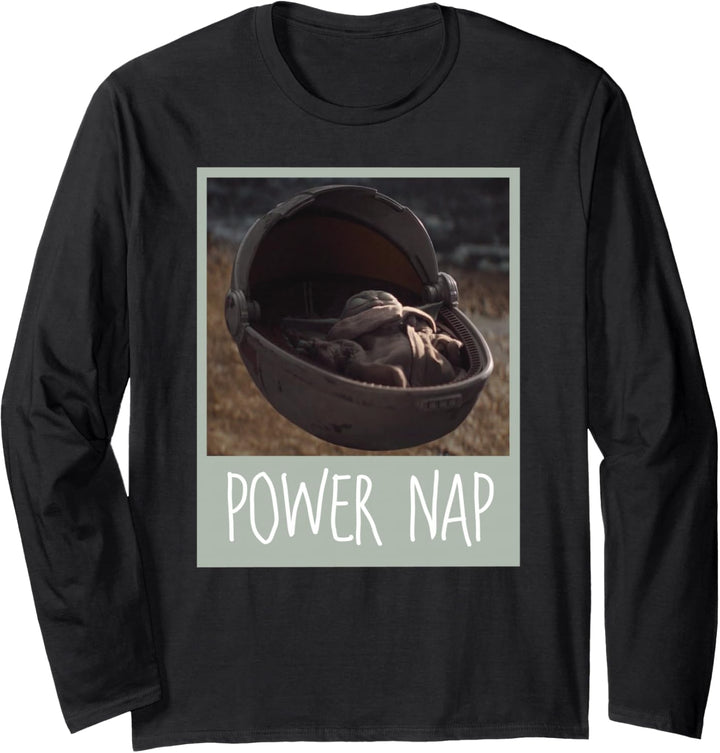 Star Wars The Mandalorian The Child Power Nap Langarmshirt
