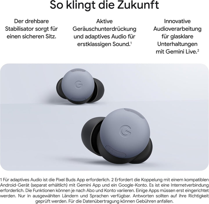 Google Pixel Buds Pro 2 - Wireless Earbuds with Active Noise Cancellation – Bluetooth Headphones - P