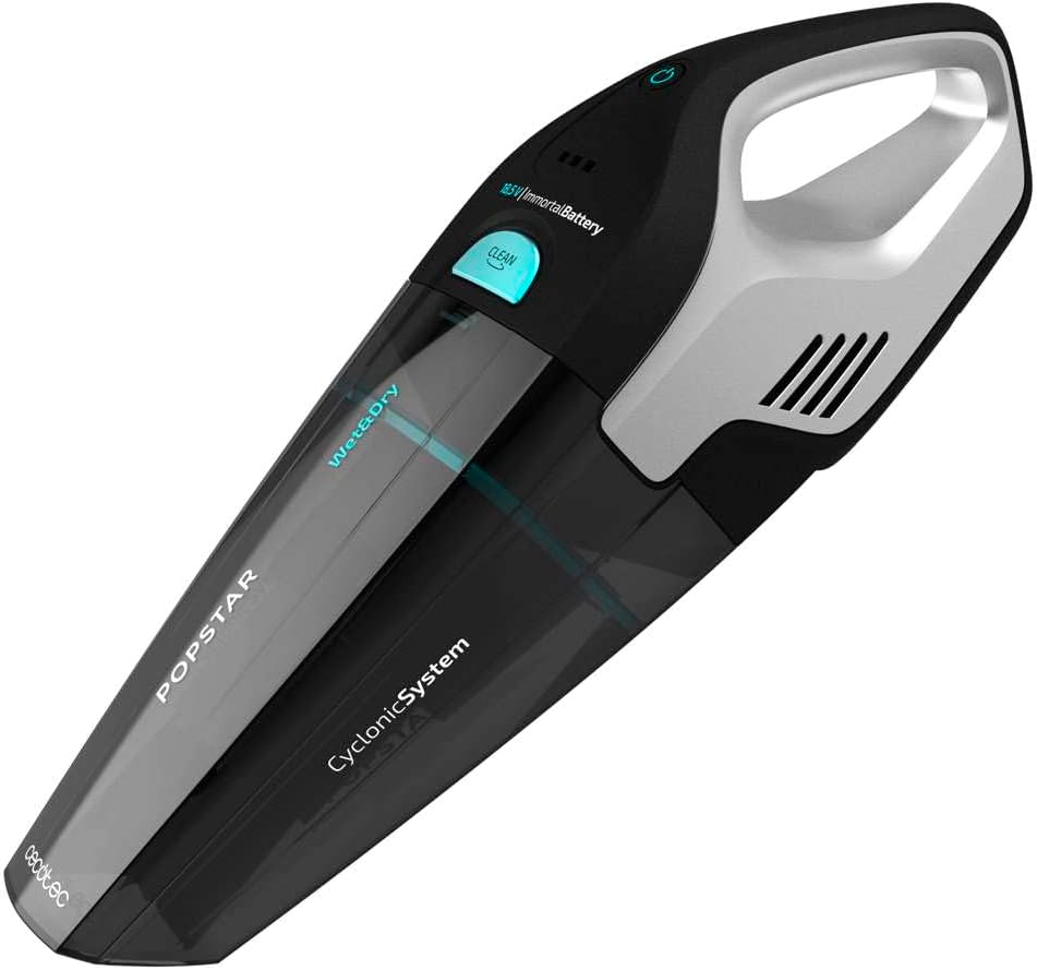 Cecotec Handstaubsauger Conga Popstar Micro- Hand,18.5V, beutellos, Wet&amp;Dry System, 500 ml Fassungsv
