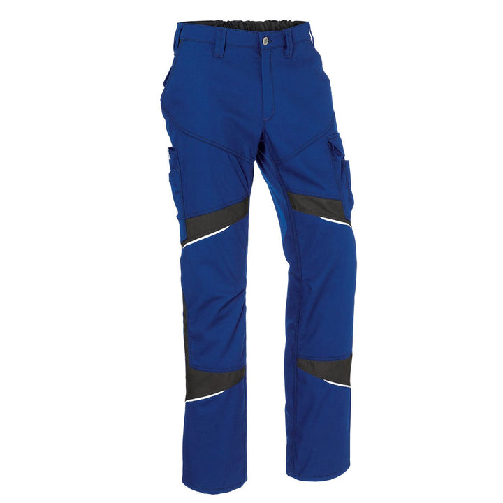 KÜBLER Workwear KÜBLER ACTIVIQ Cotton+ Arbeitshose Kornblumenblau/schwarz