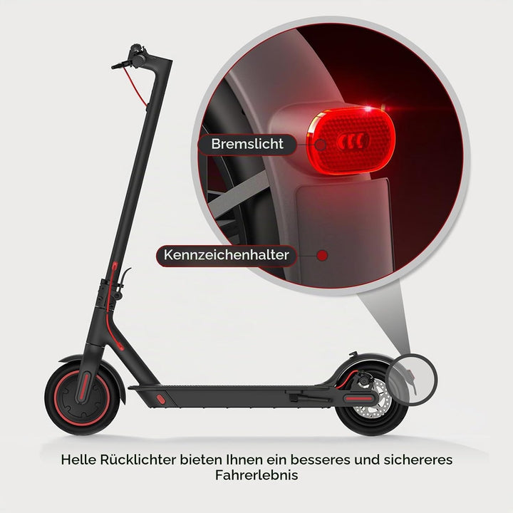 MaxEarn Elektroroller Hinterer Kotflügel für M365/1S/Pro/Pro2, Hinteres Schutzblech Electric Scooter