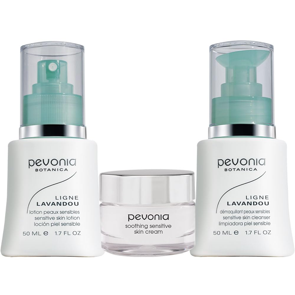 Pevonia Botanica Sensitive Skincare Solution Sensitive No More: Cleanser 50ml+Lotion 50ml+Cream 20ml