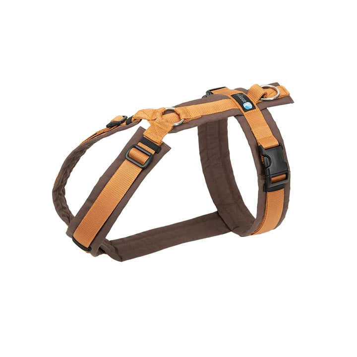 Anny-X Brustgeschirr Fun | Farbe Braun-Bernstein | Hundegeschirr in Grösse XXS (Brustumfang 36-42 cm