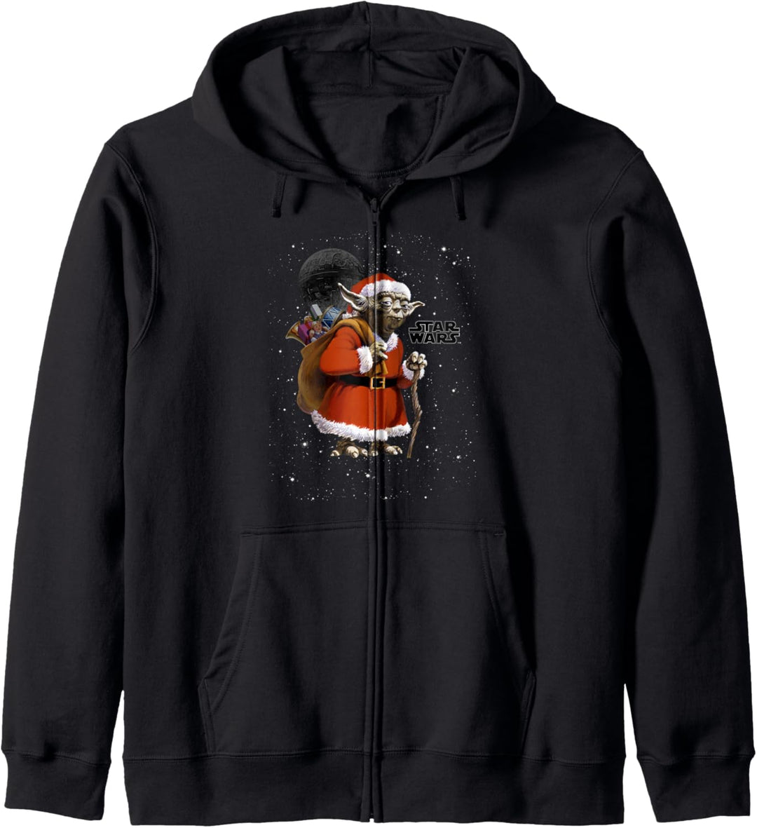 Star Wars Yoda Santa Claus Costume Poster Kapuzenjacke