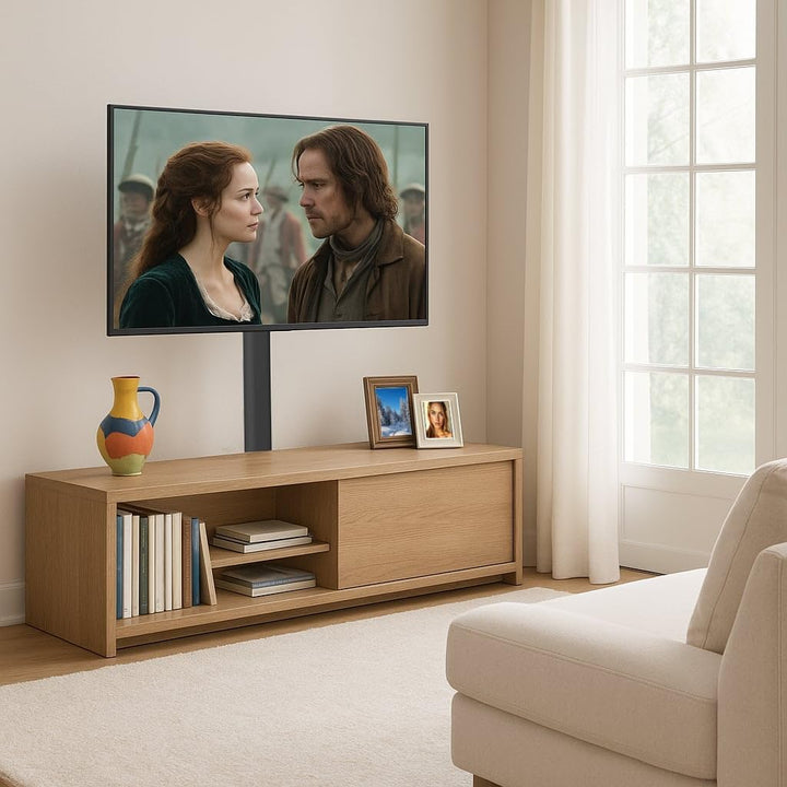 TECHLY TV Stand Fuer Displays Bildschirme LCD LED 80-165cm 32-65Zoll bis 40KG VESA max 600X400 32"-5