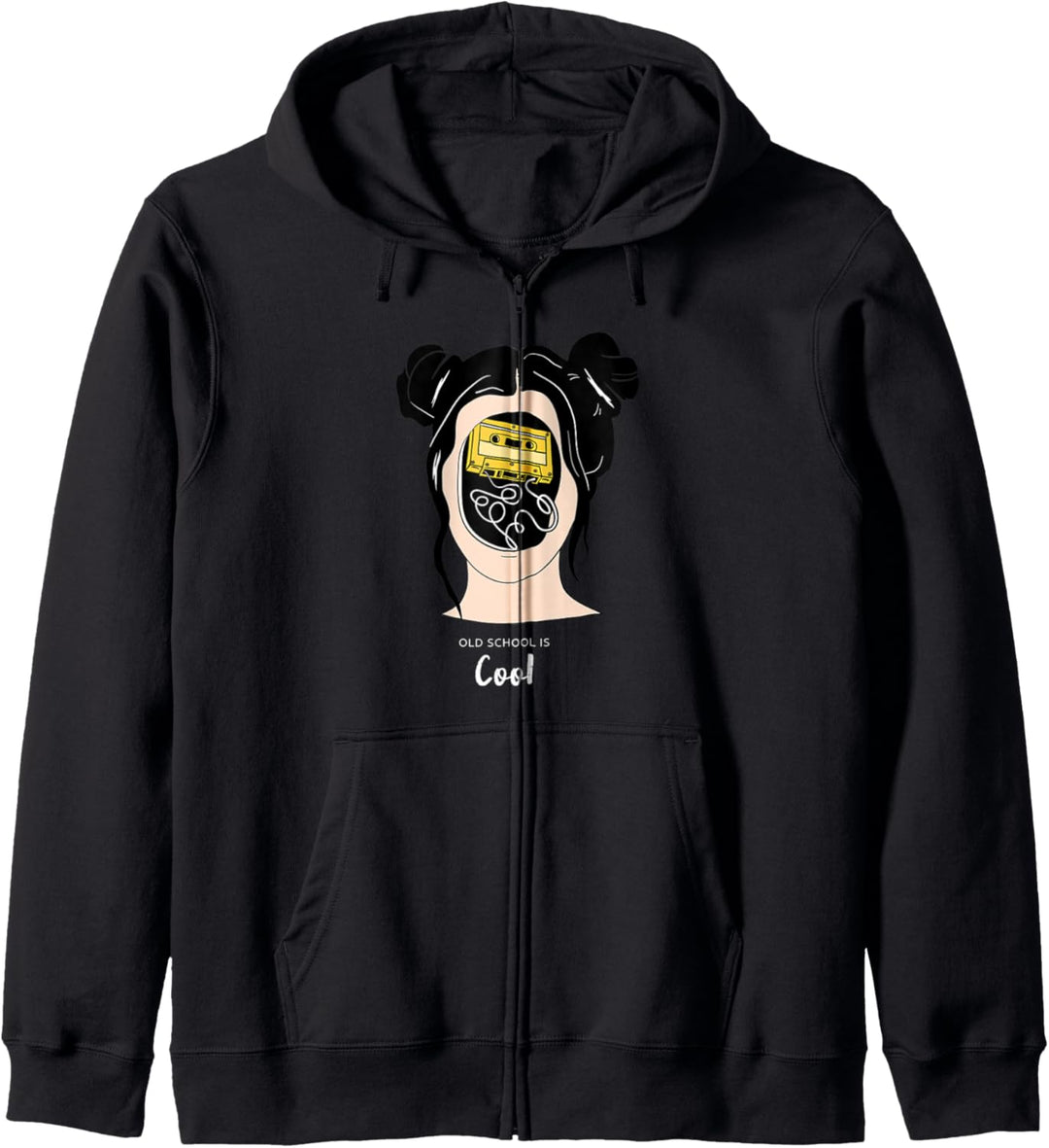 Musik Komisch Jahrgang Retro Alt Schule Cool Kapuzenjacke