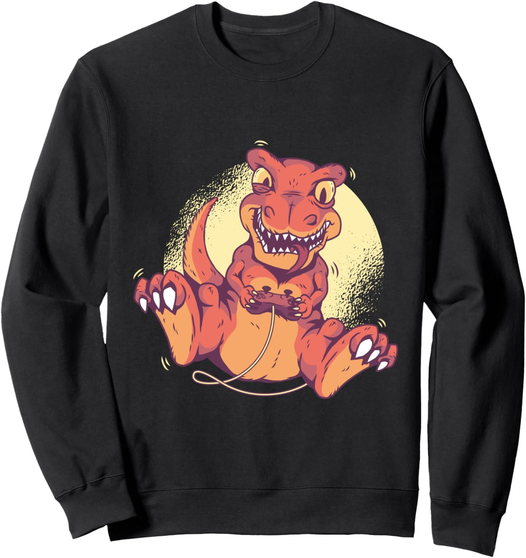 Gamer Dinosaurier Sweatshirt