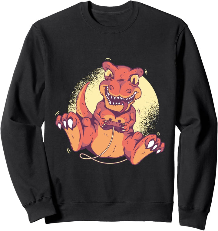 Gamer Dinosaurier Sweatshirt