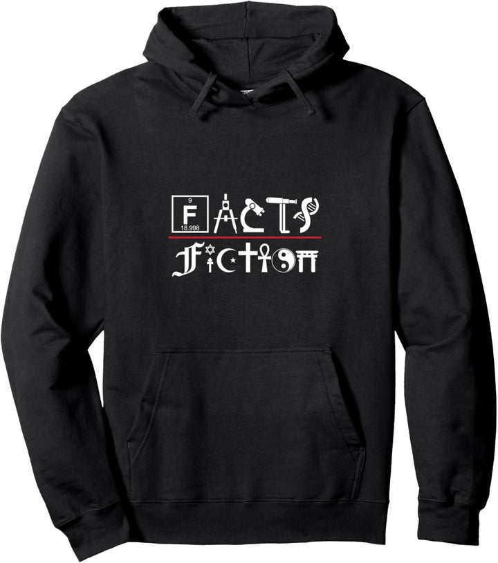 Facts Over Fiction Atheist Studies Pullover Hoodie