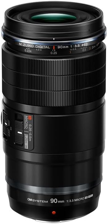 M.Zuiko Digital ED 90mm F3.5 Makro IS PRO Tele-Makro-Objektiv, wasserfestes Micro-Four-Thirds-Objekt