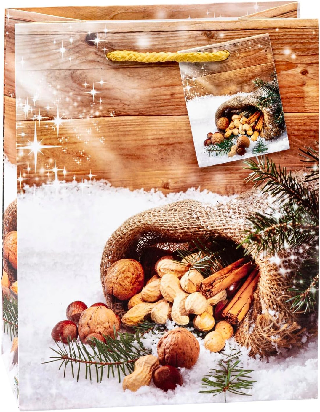 TSI Geschenktüten WEIHNACHTEN SERIE 10, 12er Packung, Grösse: Mittel (HxBxT 23 x 18 x 10 cm), Art. N