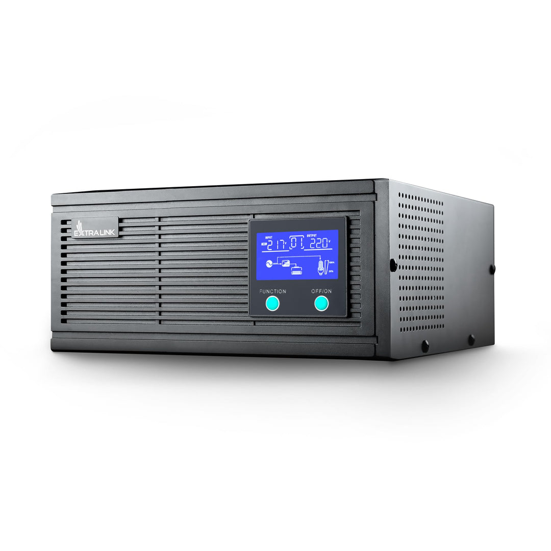 Extralink Notstromversorgung UPS 1500VA/1200W Wechselrichter Reiner Sinus Pro 24VDC USV Inverter Int